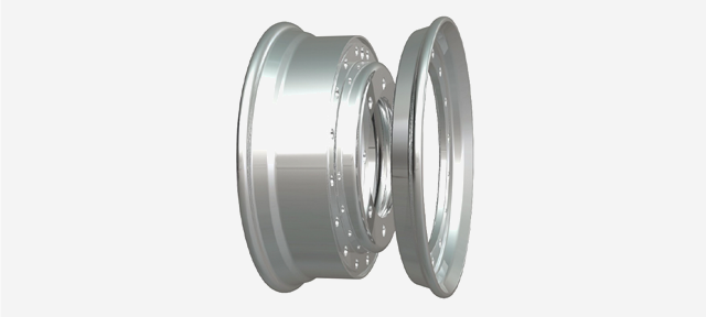 Divided Aluminum Wheel Divided Aluminum Wheel